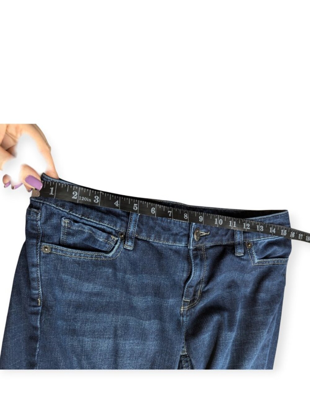The Limited 678 Bootcut Dark Wash Jeans Womens Size 8L - Picture 10 of 16